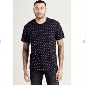 Mens True Religion Short Sleeved T-shirt Black
